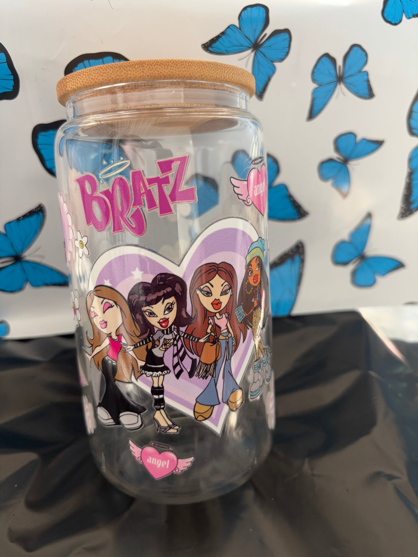 Glass can BRATZ